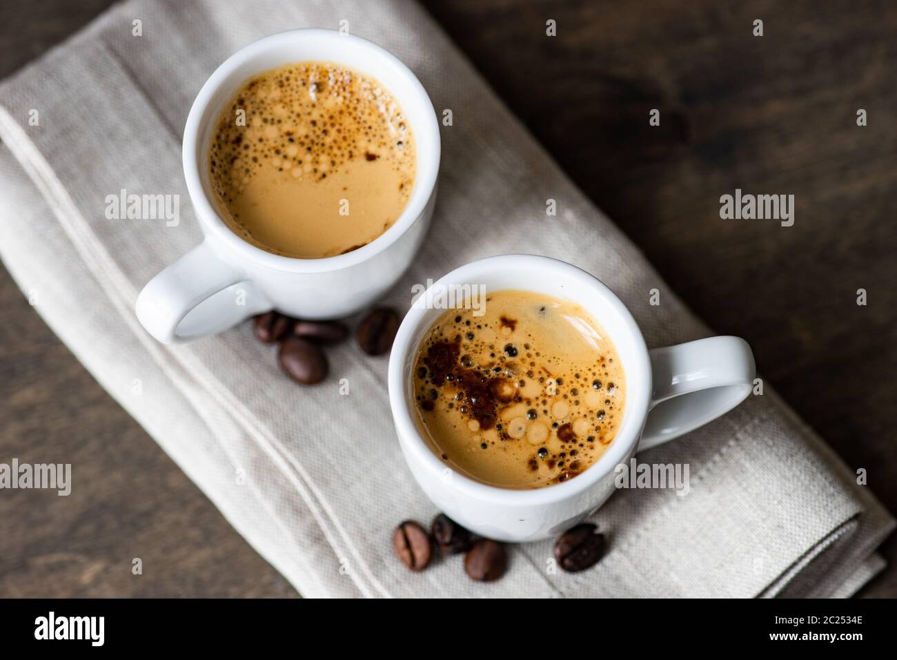 Caffè e buon concetto di mattina Foto Stock