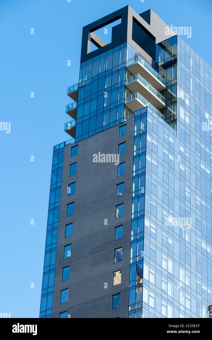 Moderno edificio di New York Foto Stock