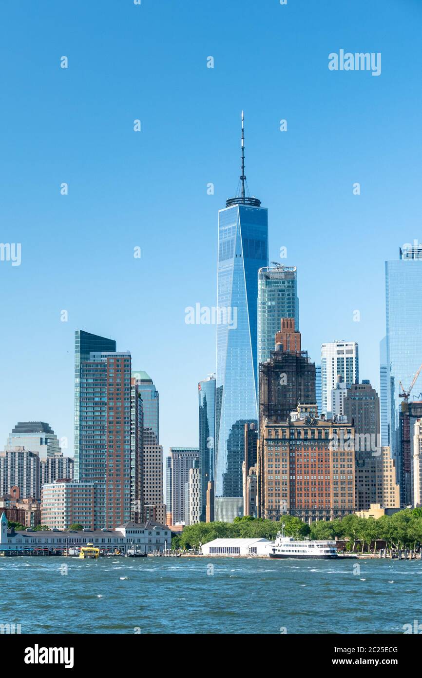 New York City edifici alti Foto Stock