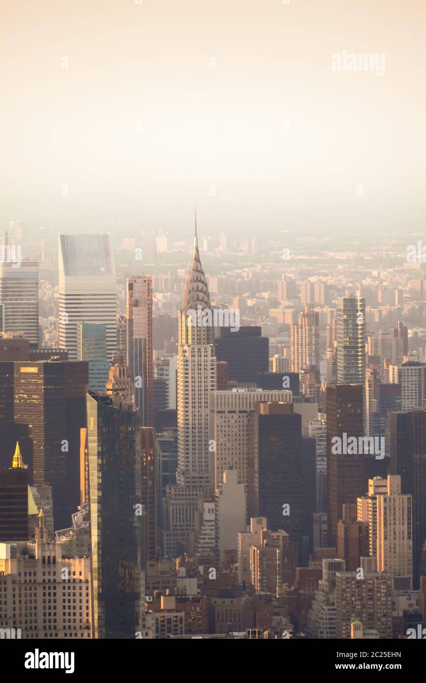 New York Chrysler Building Foto Stock