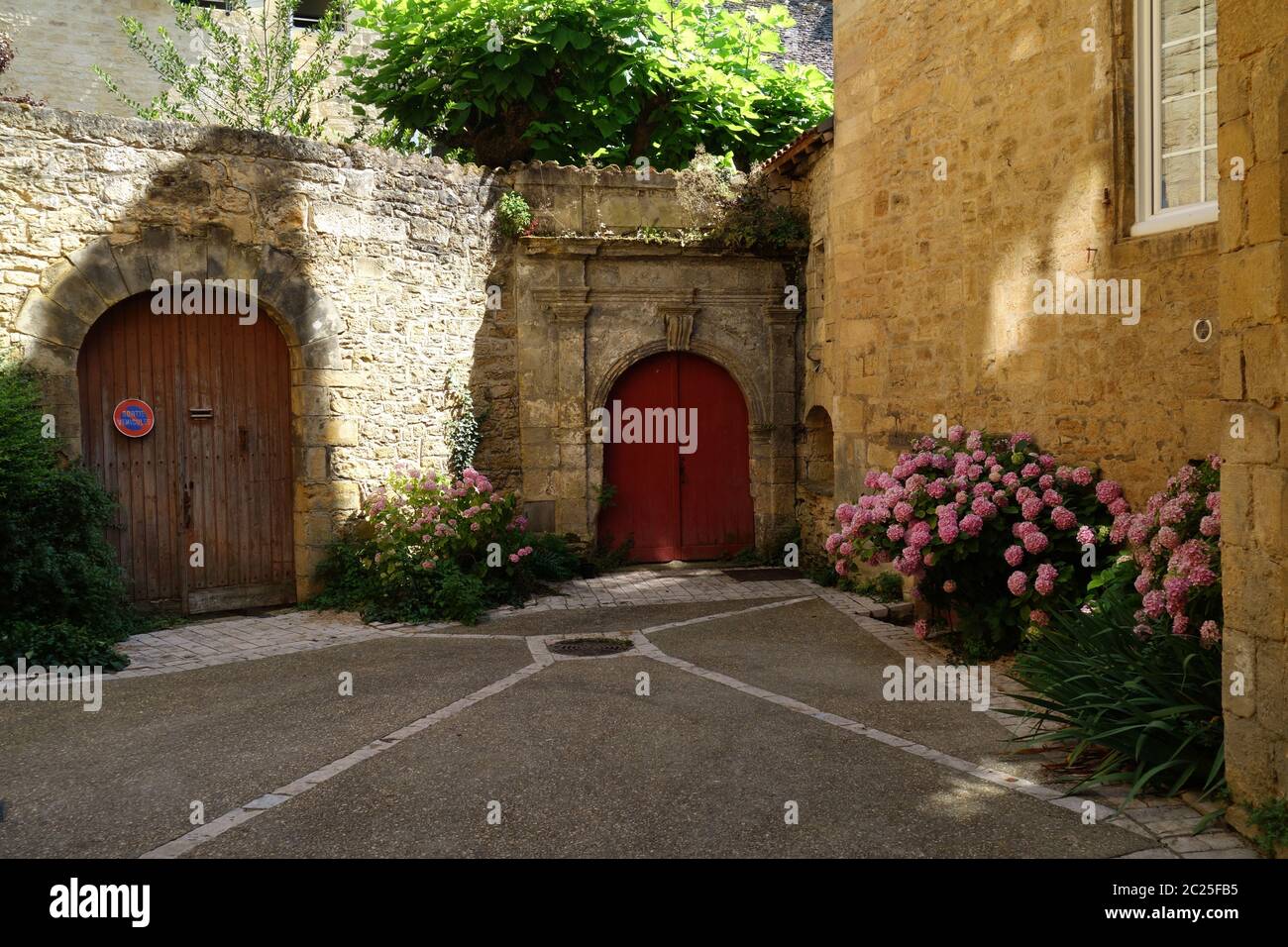 Sarlat la Caneda in Francia Foto Stock