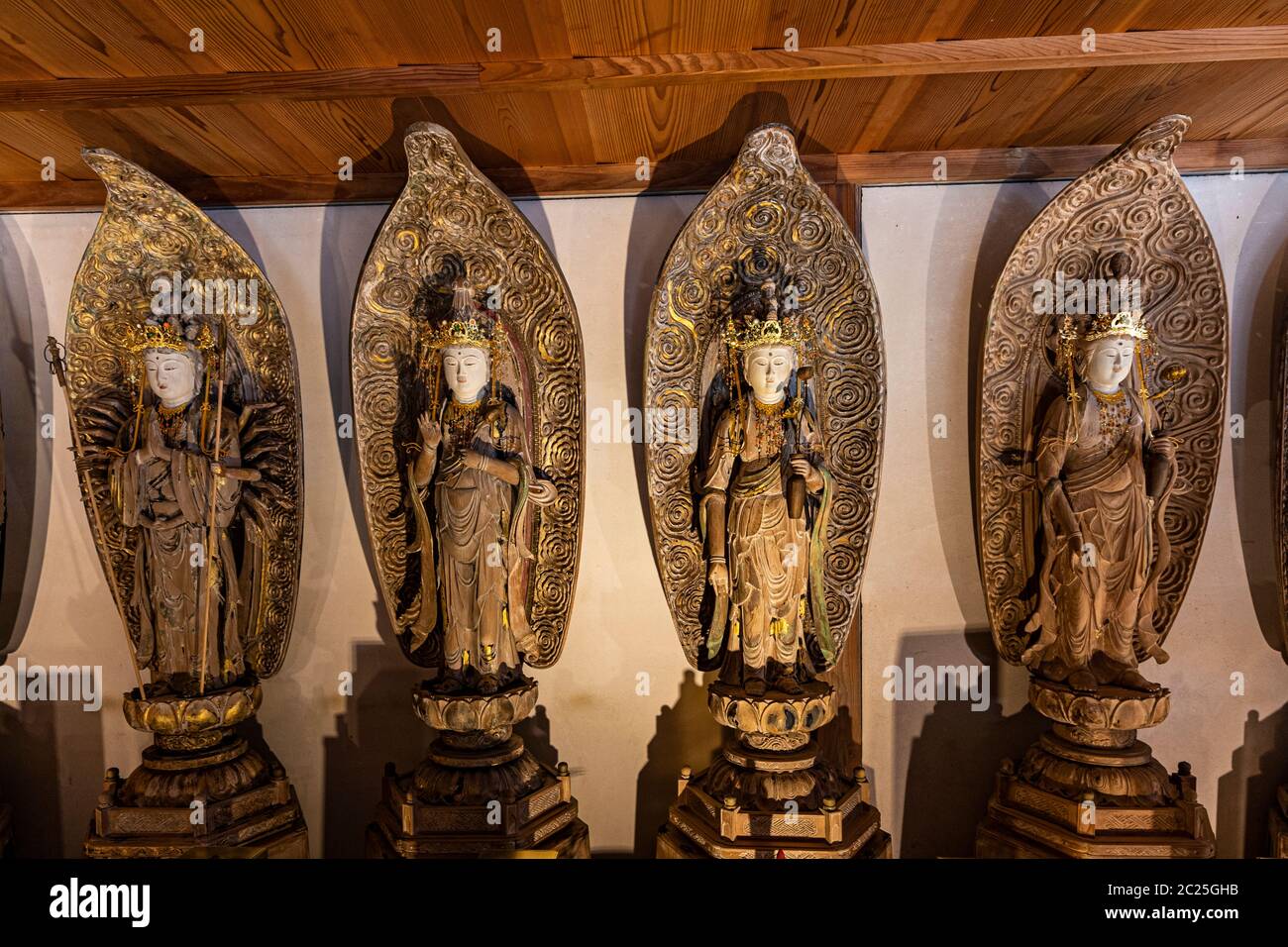 Dainichi-ji è il tempio n° 13 sul pellegrinaggio di Shikoku. Fino alla sua distruzione con il fuoco nel 16 ° secolo, è stato associato con la Ichinomiya Shint Foto Stock