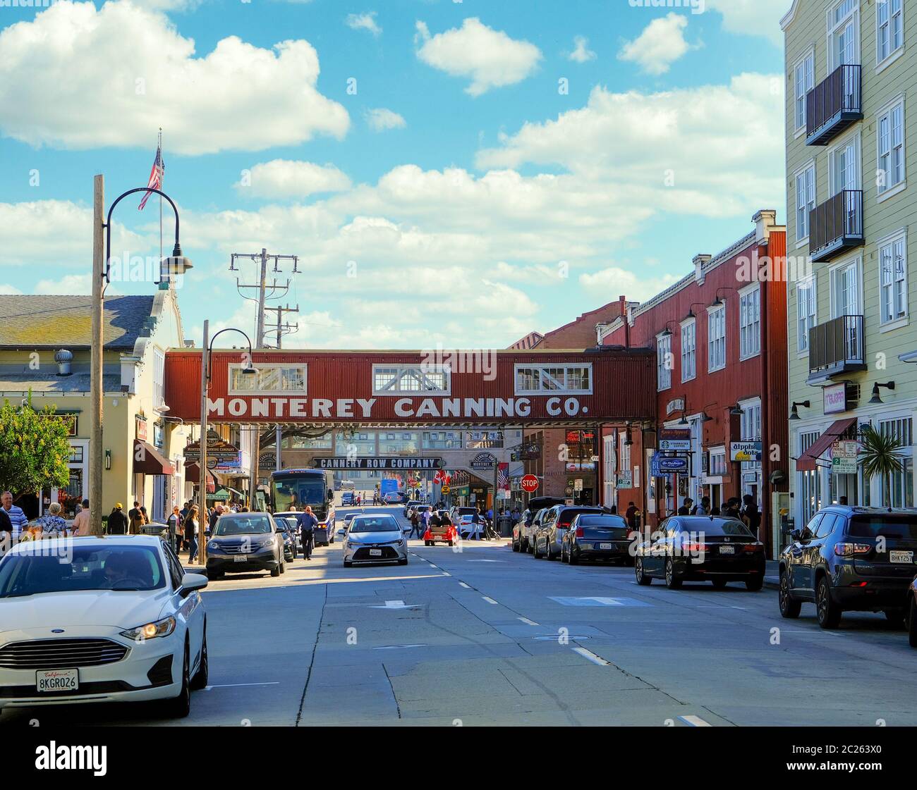 Monterey Cannin Company sulla Cannery Row Foto Stock