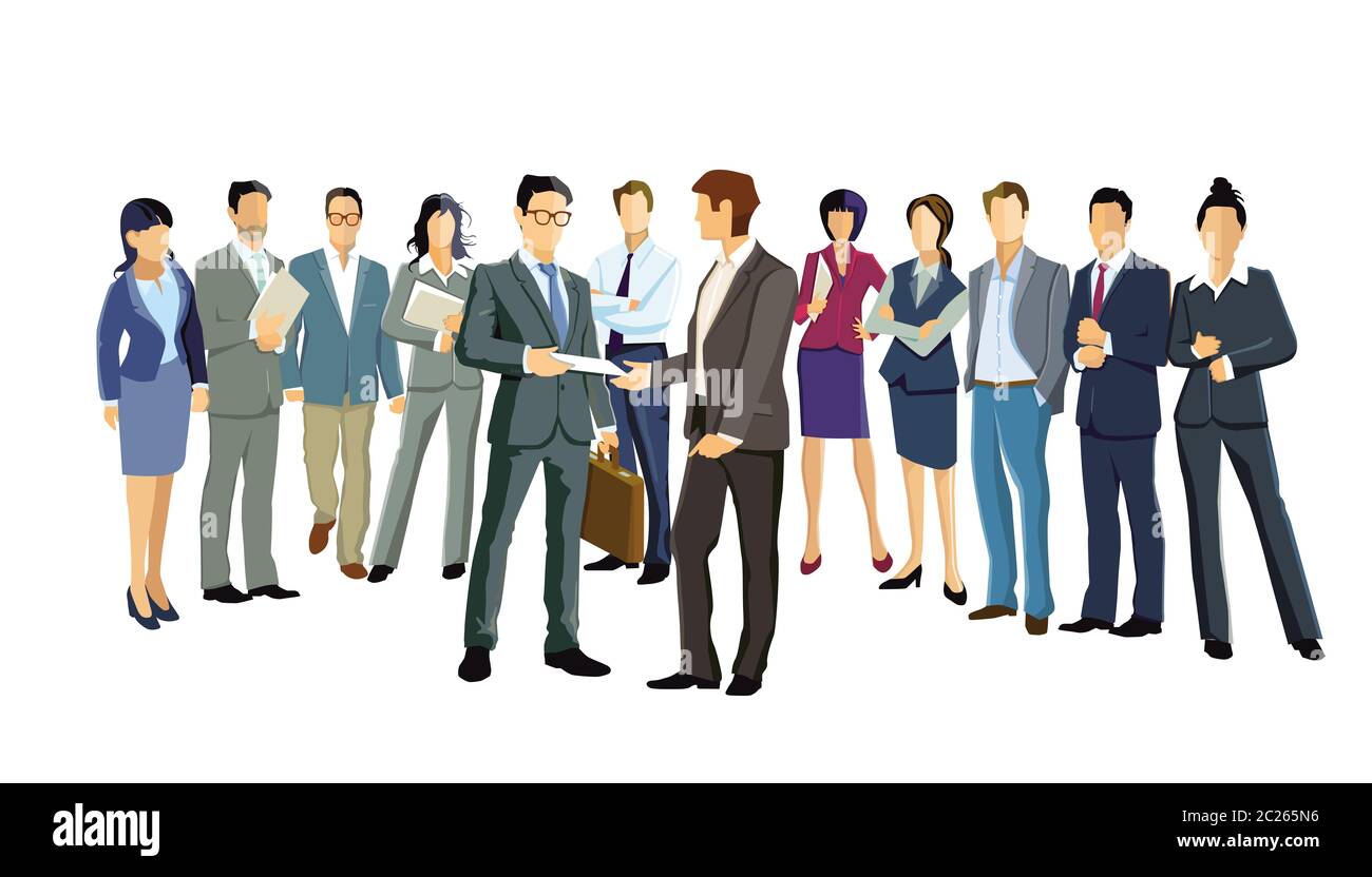 Riunione di gruppo Foto Stock