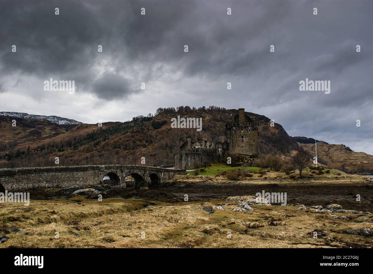 Eilean Donan Castle Scozia Scotland Foto Stock