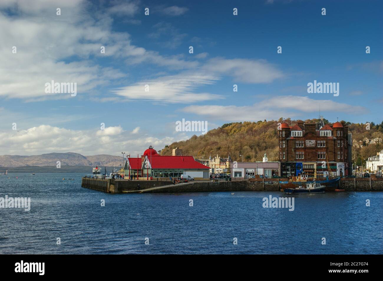 Porto di Oban Scozia Foto Stock