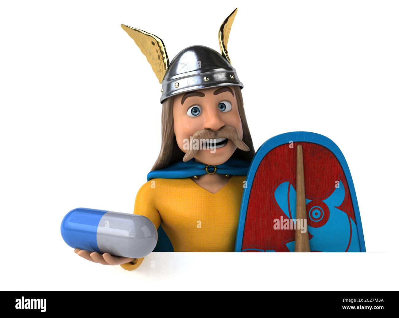 Divertimento gaulois - 3D illustrazione Foto Stock