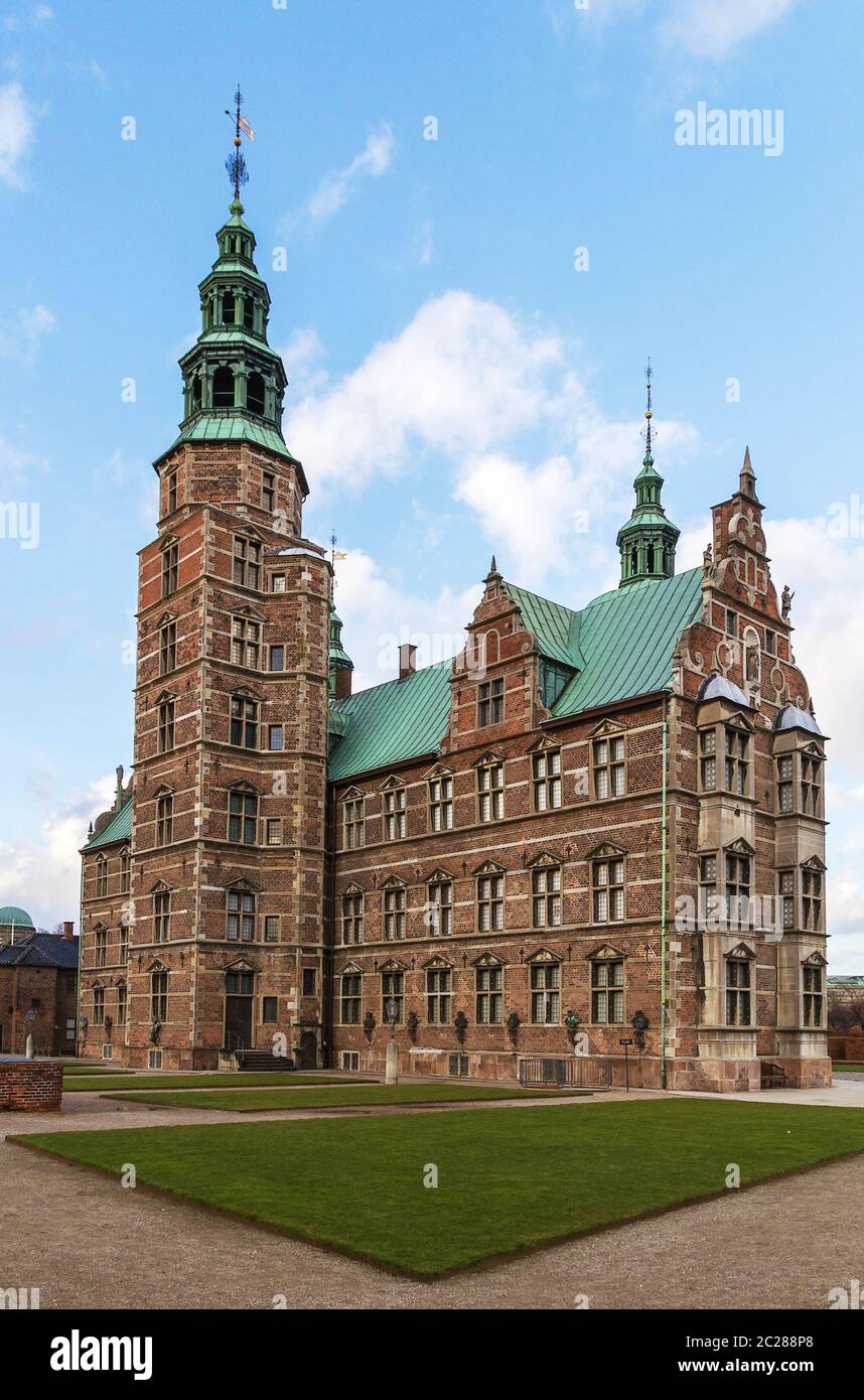 Rosenborg Palace, Copenhagen Foto Stock