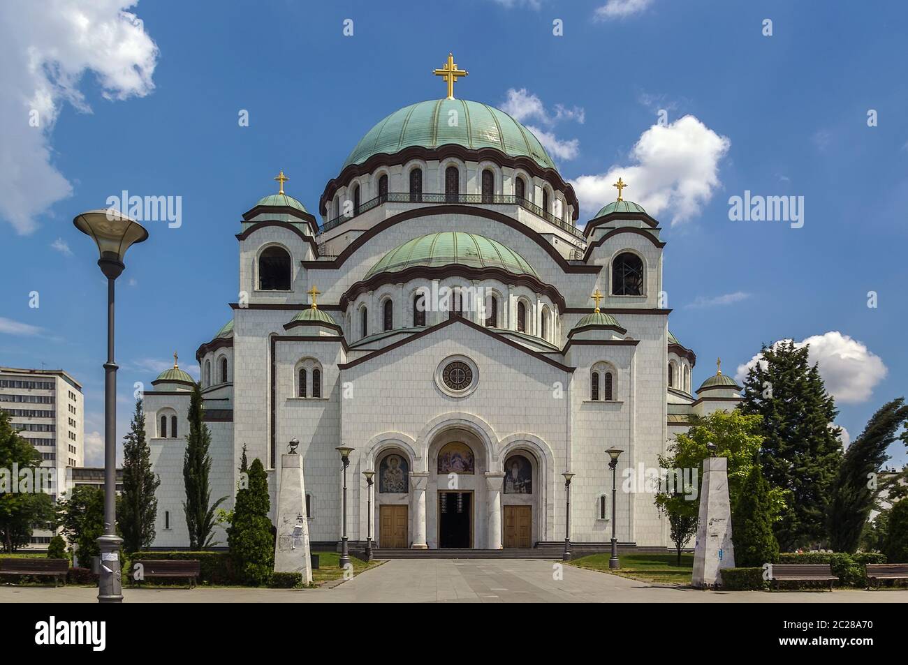 Chiesa di San Sava, Belgrado Foto Stock