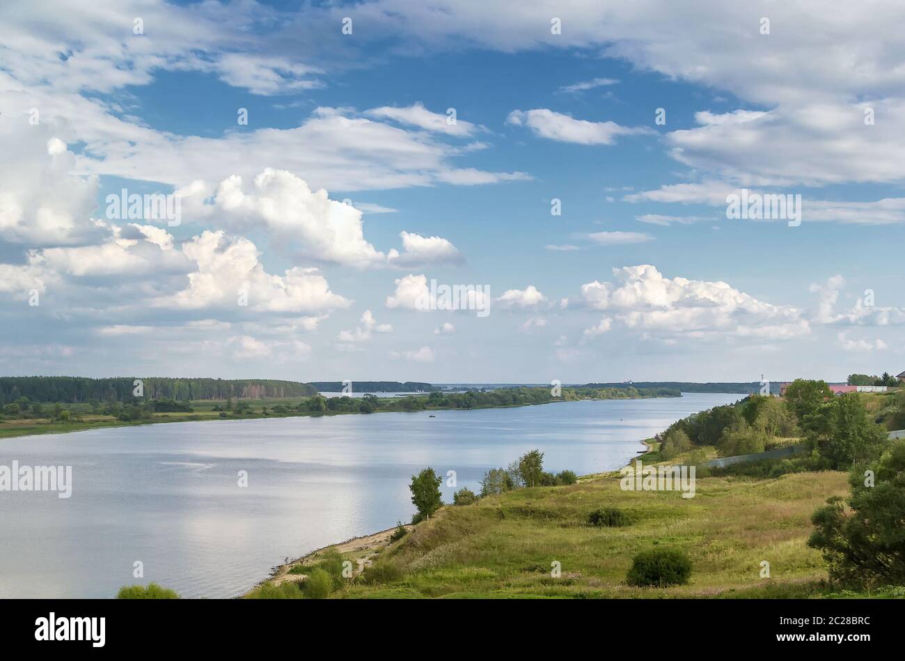 Fiume Volga, Russia Foto Stock