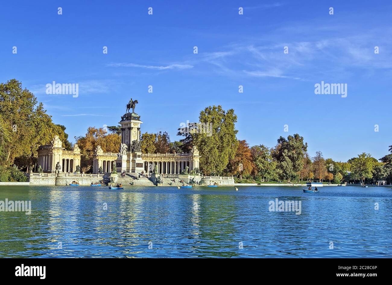 Monumento ad Alfonso XII, Madrid Foto Stock