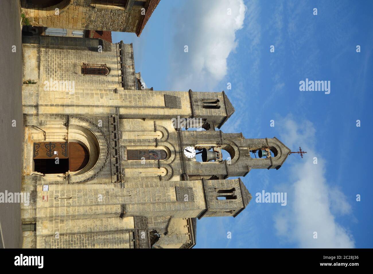 Notre Dame de l'Assomption a Villefranche Foto Stock