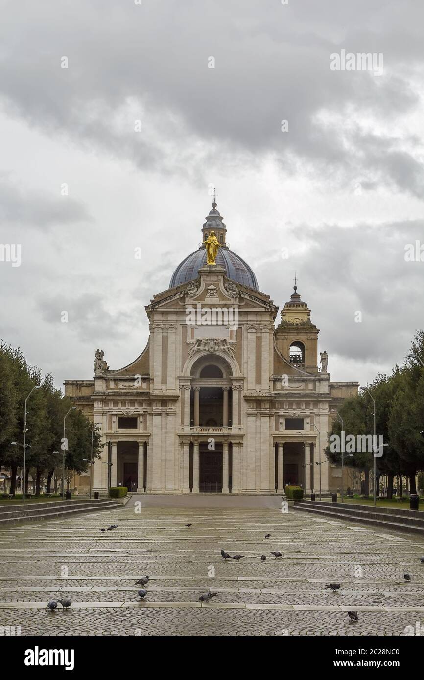 Basilica di Santa Maria degli Angeli, Assisi Foto Stock