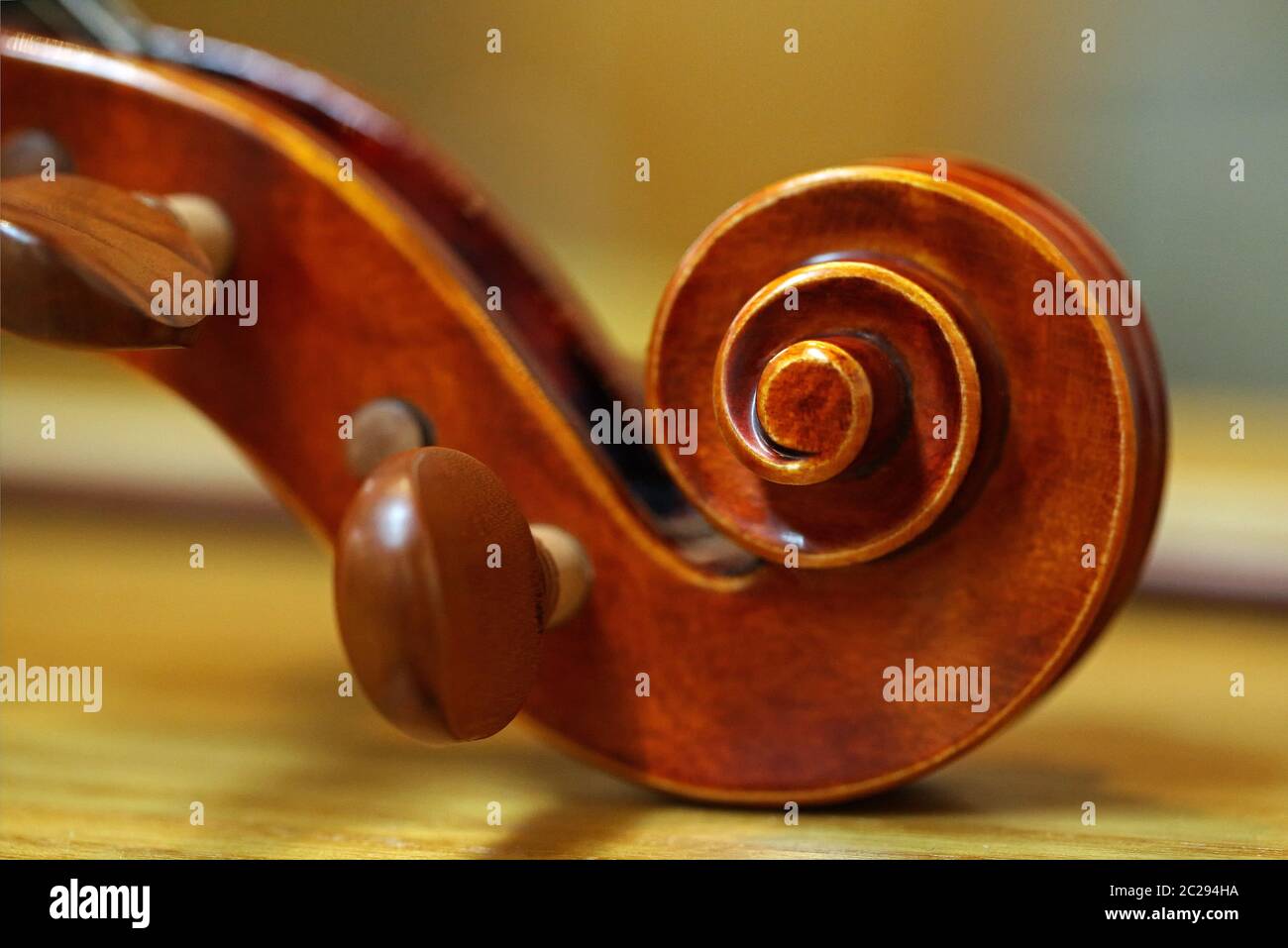 rotolo del violino Foto Stock