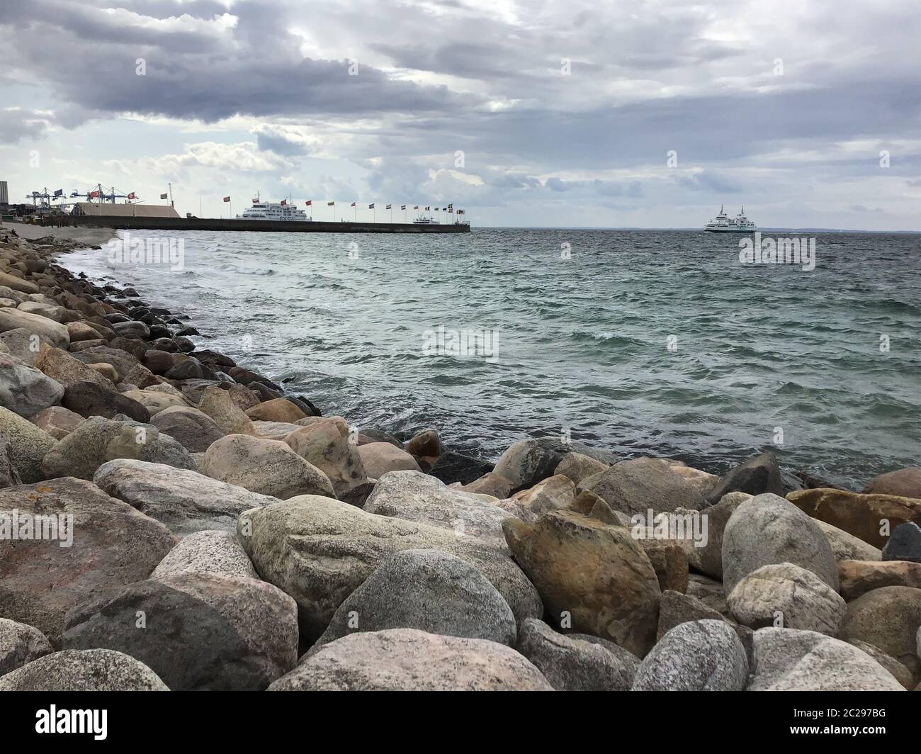 Helsingborg, svezia, Porto Foto Stock