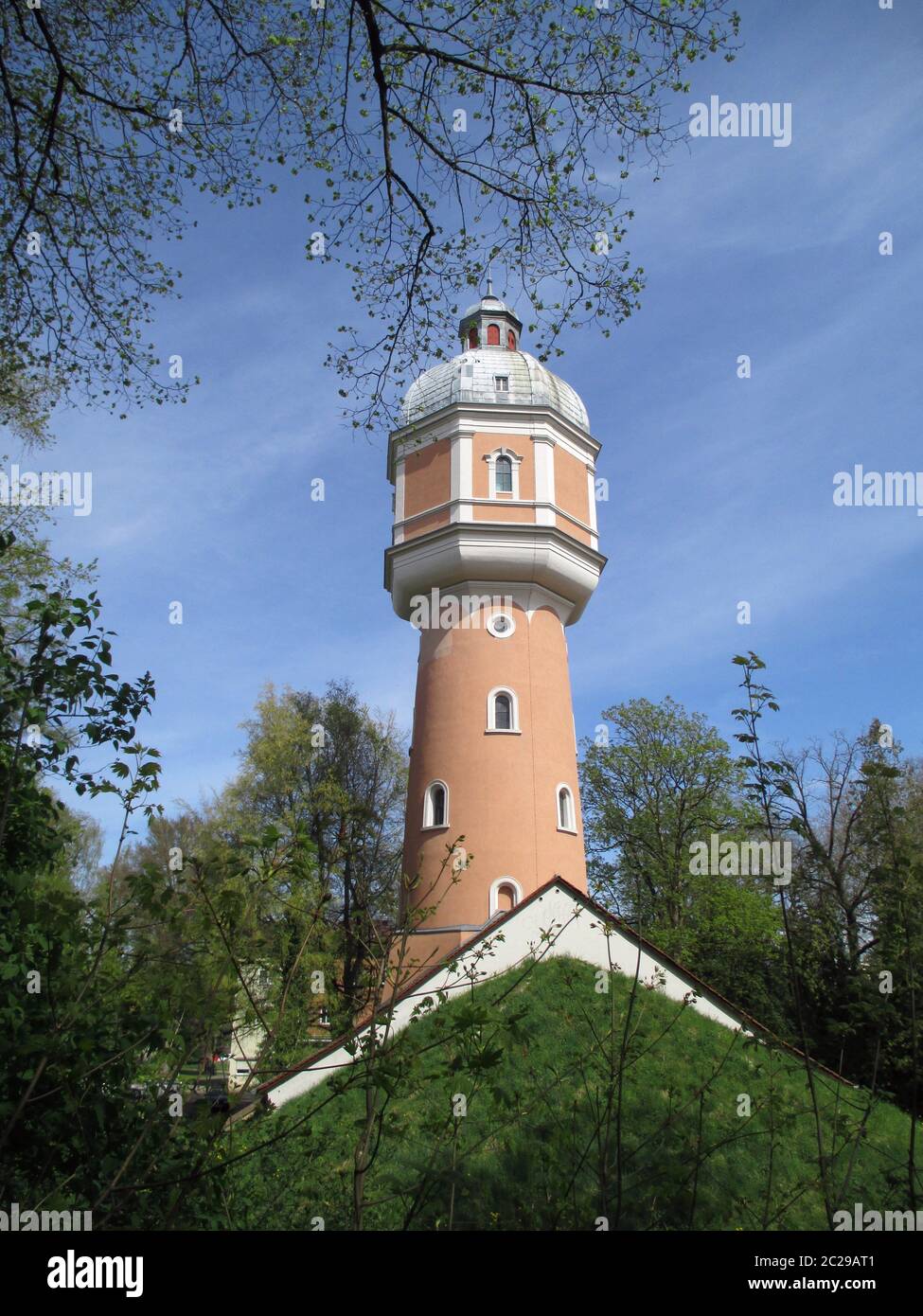 Water Tower Neu-Ulm Foto Stock