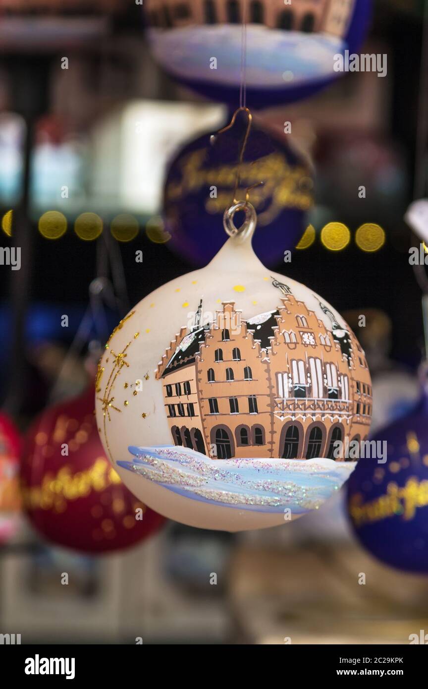 Sfera di Natale Foto Stock
