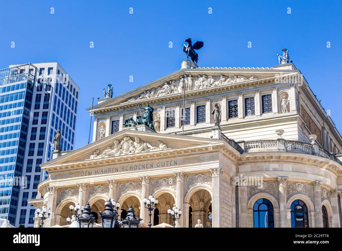 Old Opera House a Francoforte, Germania Foto Stock