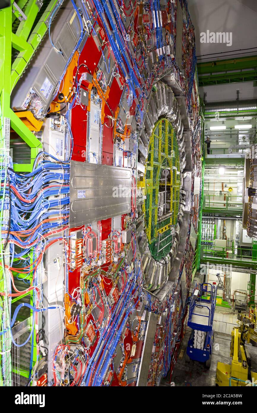 Il grande Hadron Collider al CERN Foto Stock
