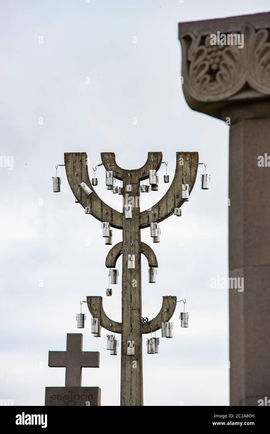 Monumento della battaglia di Didgori Foto Stock