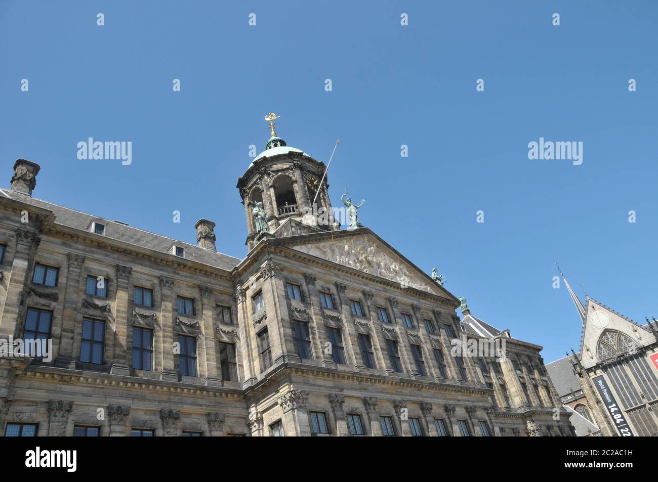 Il palazzo reale di Amsterdam Foto Stock