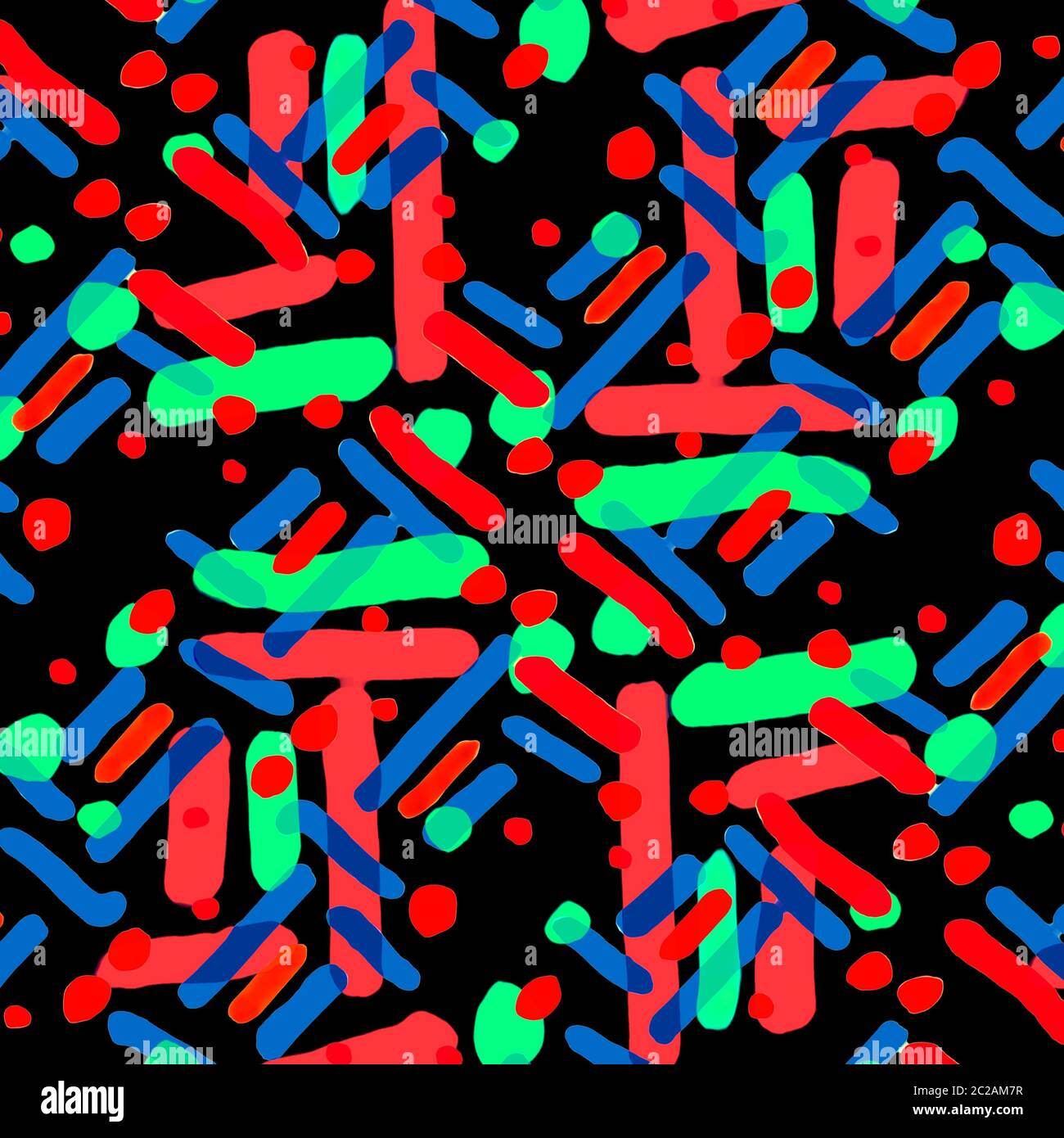 Tessuto astratto multicolore vivido Foto Stock