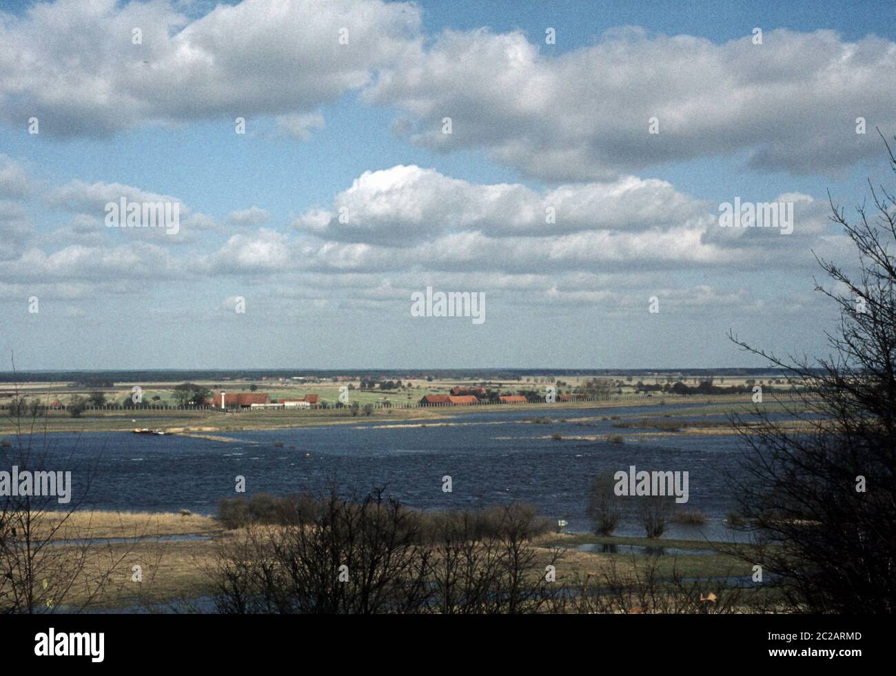 Foto storica dello stabilimento di frontiera della RDT Foto Stock