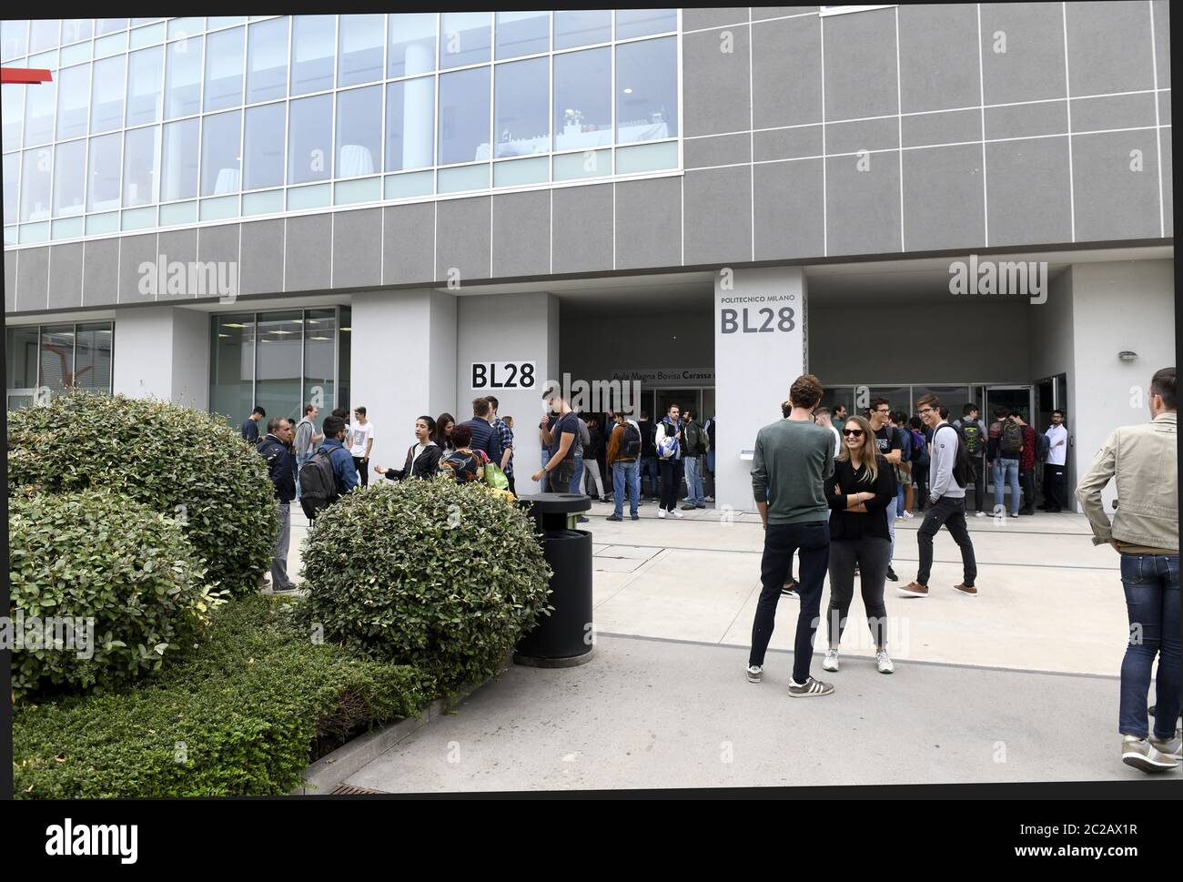 Campo Universitario Bovisa, a Milano, Italia. Foto Stock