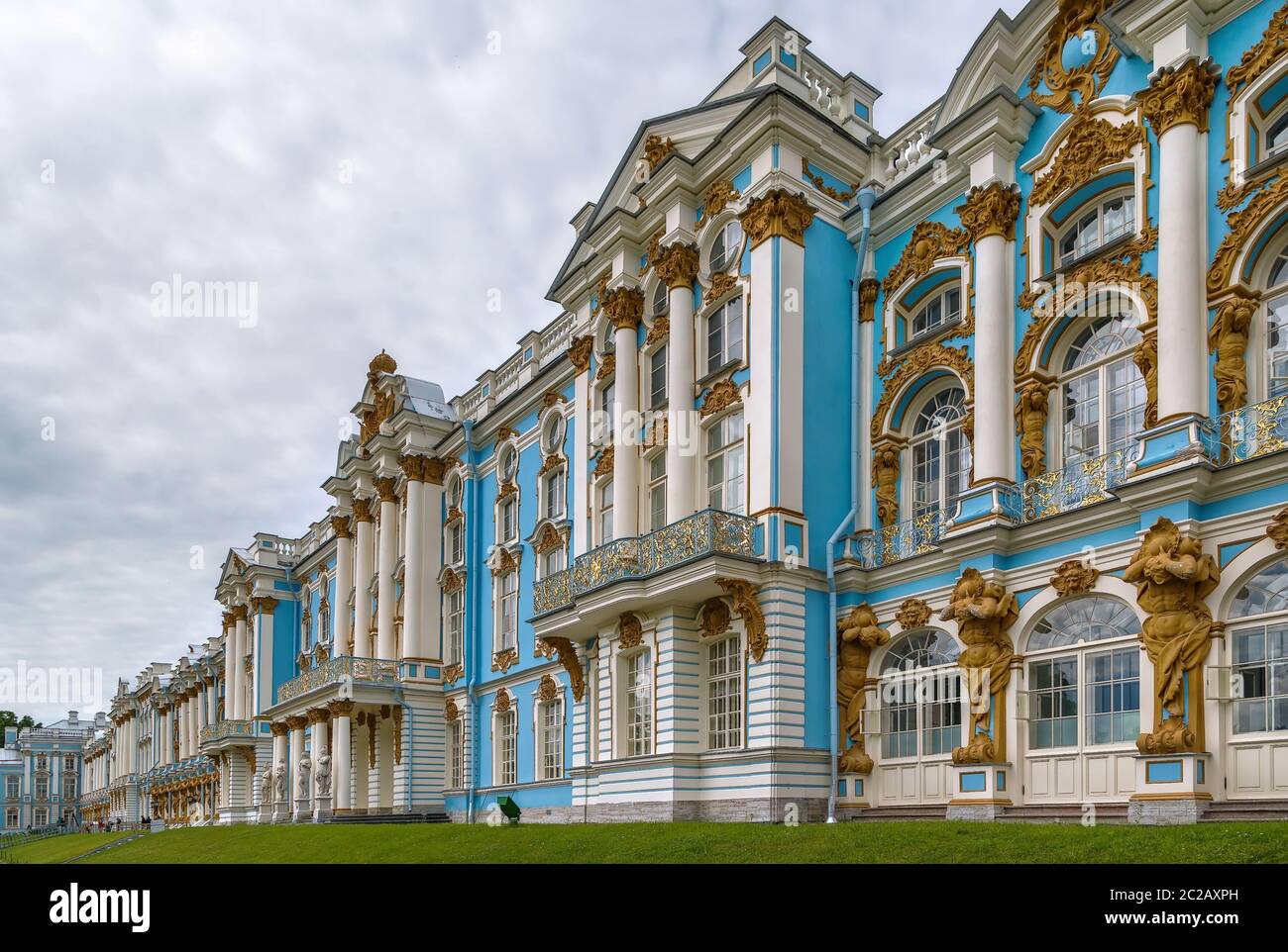 Il Palazzo di Caterina, Carskoe Selo, Russia Foto Stock