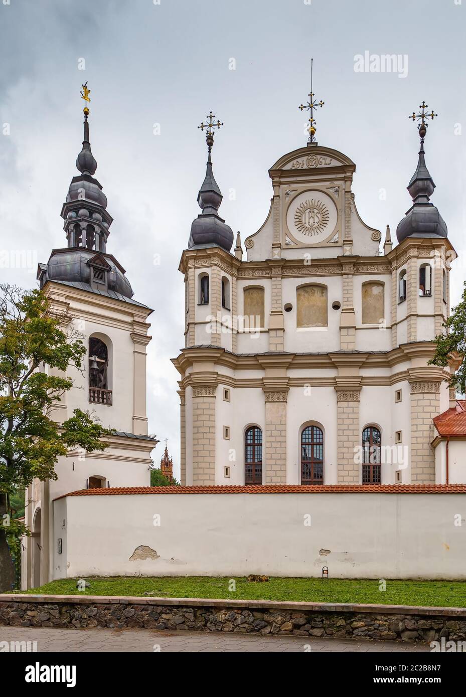 Chiesa di San Michele, Vilnius, Lituania Foto Stock