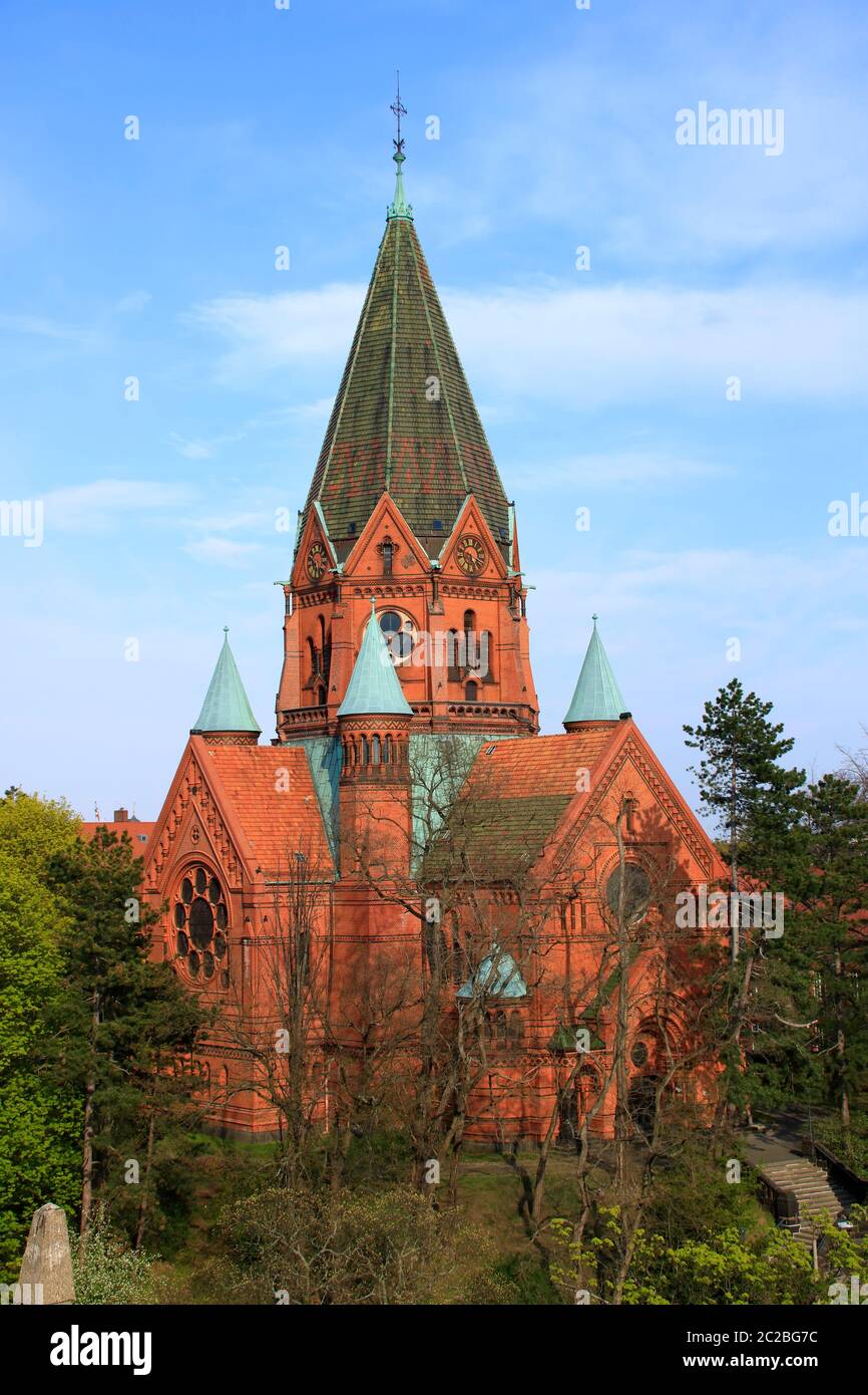 Lutherkirche nella città di GÃ¶rlitz in Sassonia in Germania Foto Stock