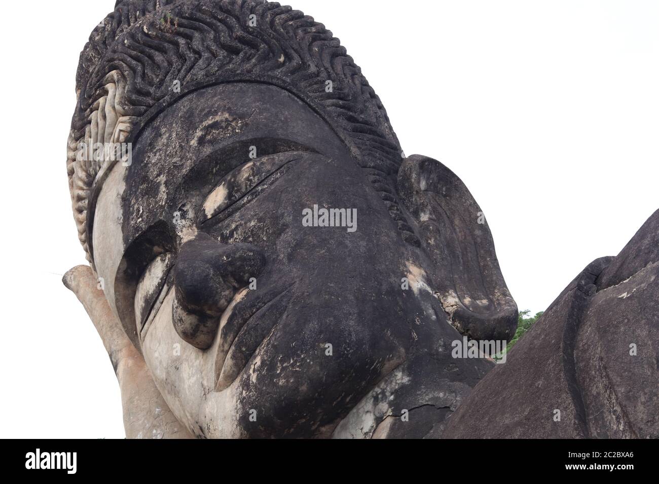 Statue religiose al Buddha Park, Vientiane, Laos Foto Stock