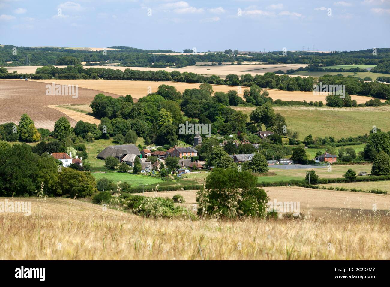 Hurstbourne Tarrant, Test Valley, Hampshire, Inghilterra, Regno Unito, Europa Foto Stock