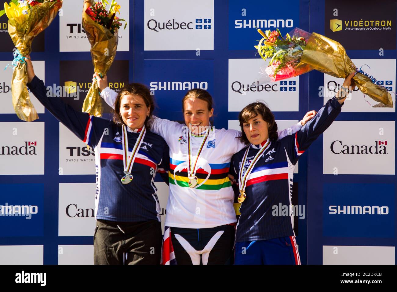 MONT ST ANNE, CANADA - 5 SETTEMBRE 2010. Foto Stock