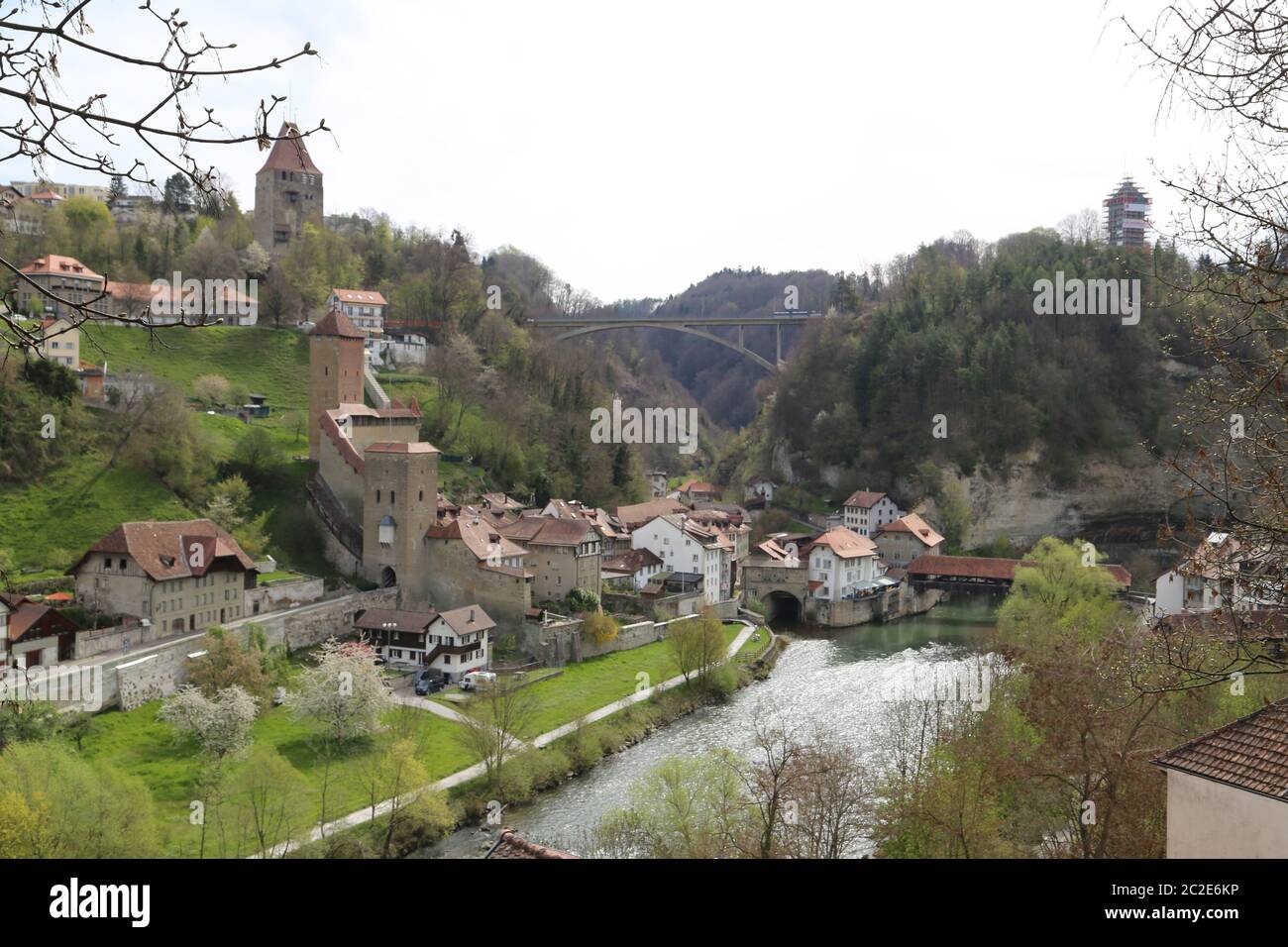 Friburgo in Svizzera Foto Stock