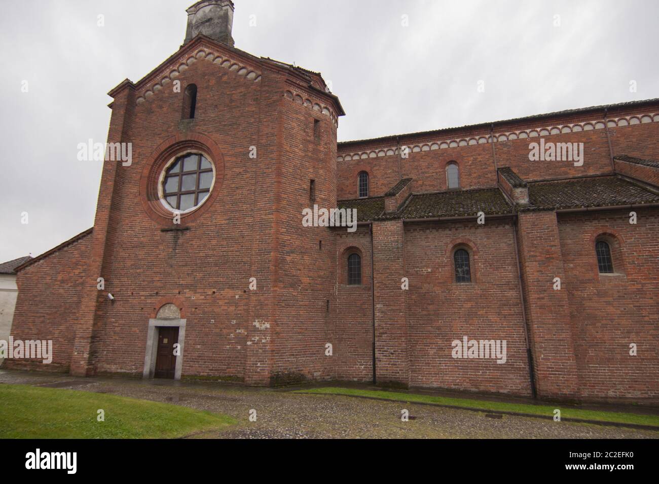 Abbazia religiosa di Morimondo Milano Foto Stock