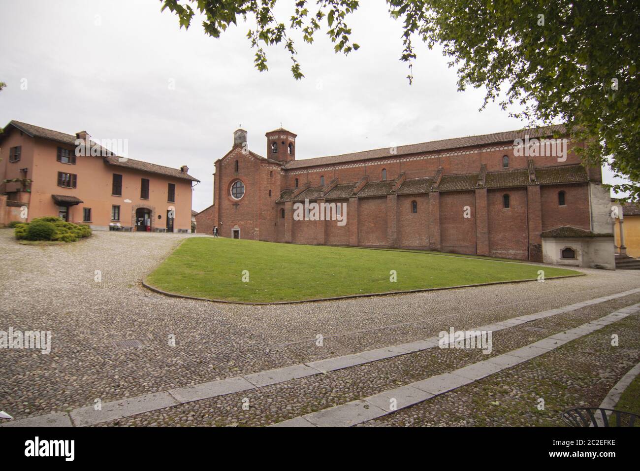 Abbazia religiosa di Morimondo Milano Foto Stock