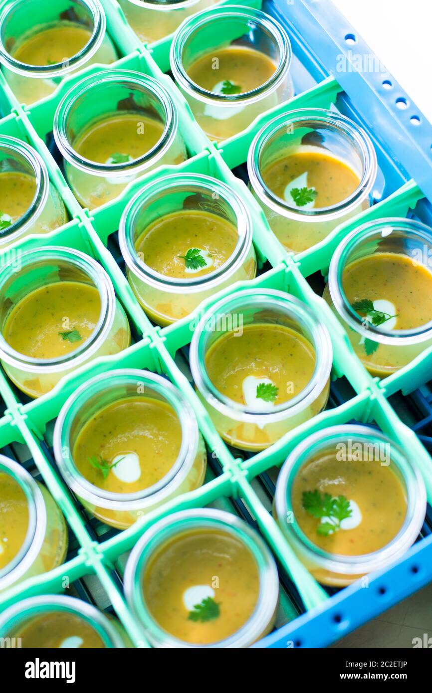 veggie gazpacho Foto Stock