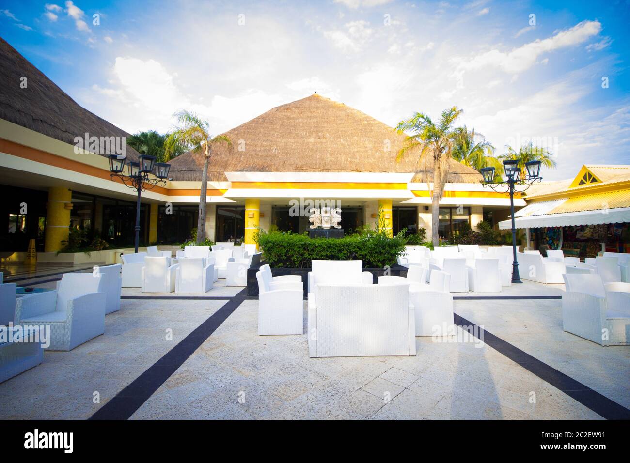 Hotel a Cancun-Messico Foto Stock