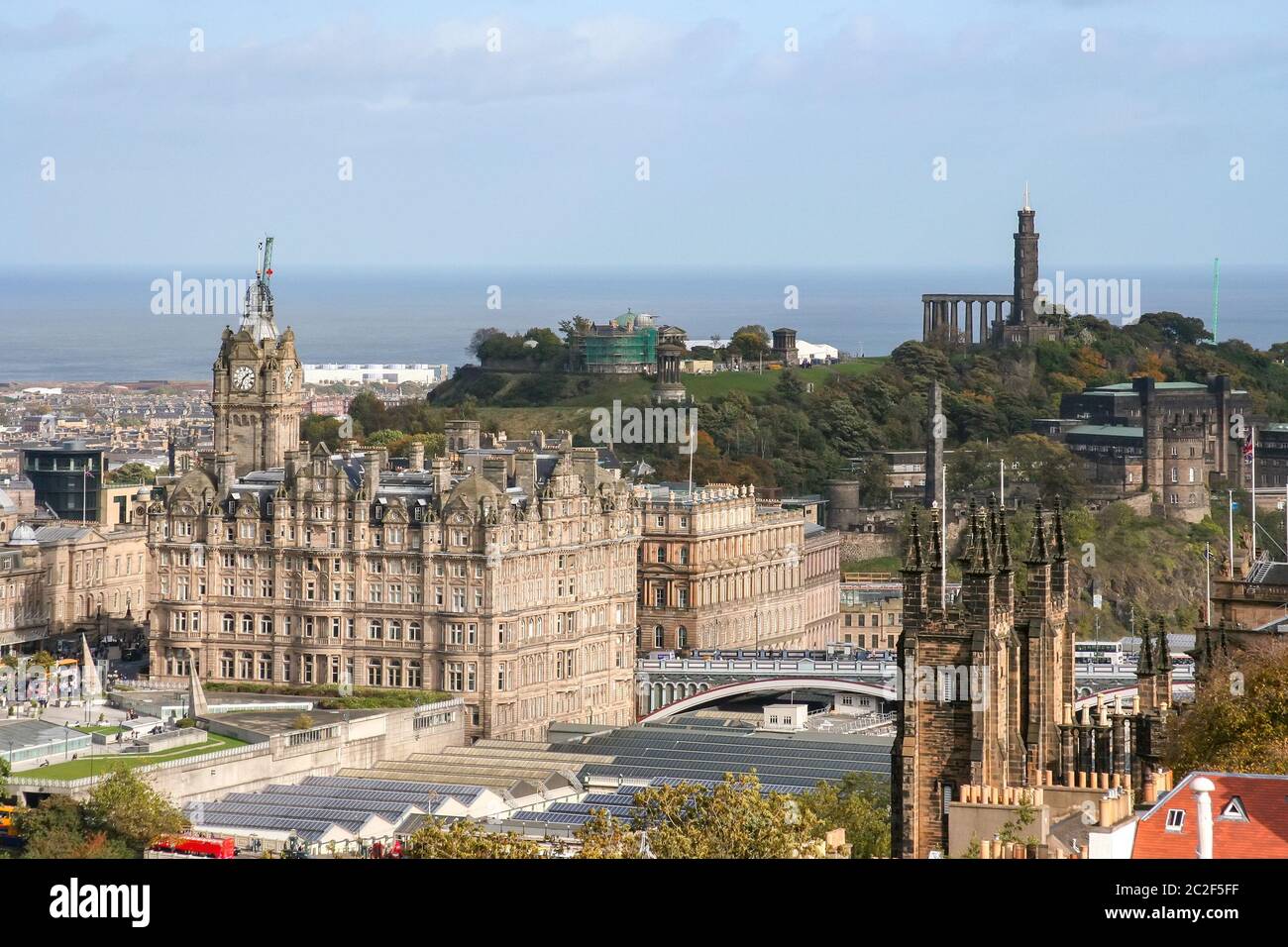 Edimburgo capitale della Scozia Gran Bretagna Foto Stock