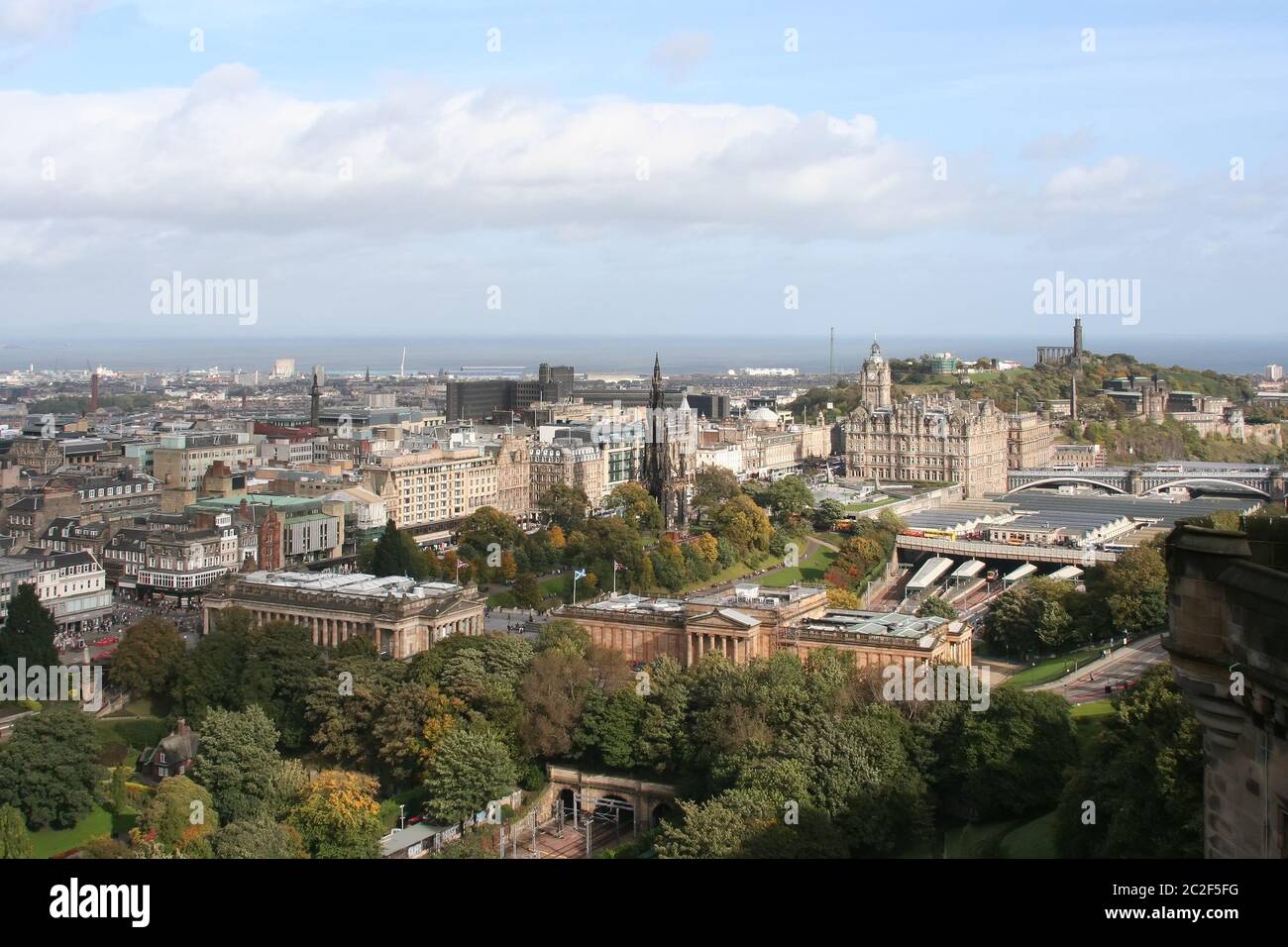 Edimburgo capitale della Scozia Gran Bretagna Foto Stock