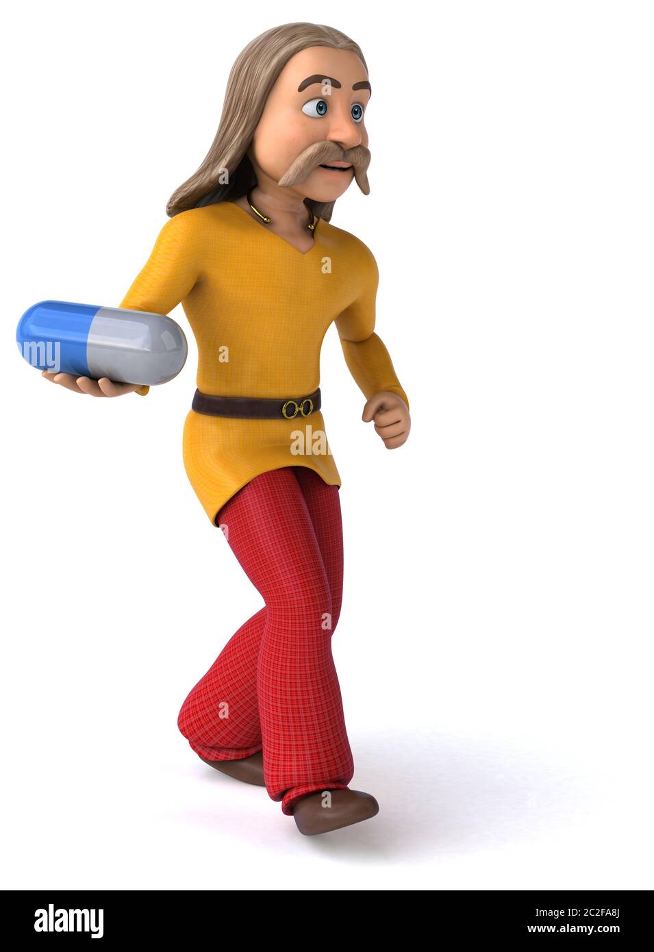 Divertimento gaulois - 3D illustrazione Foto Stock