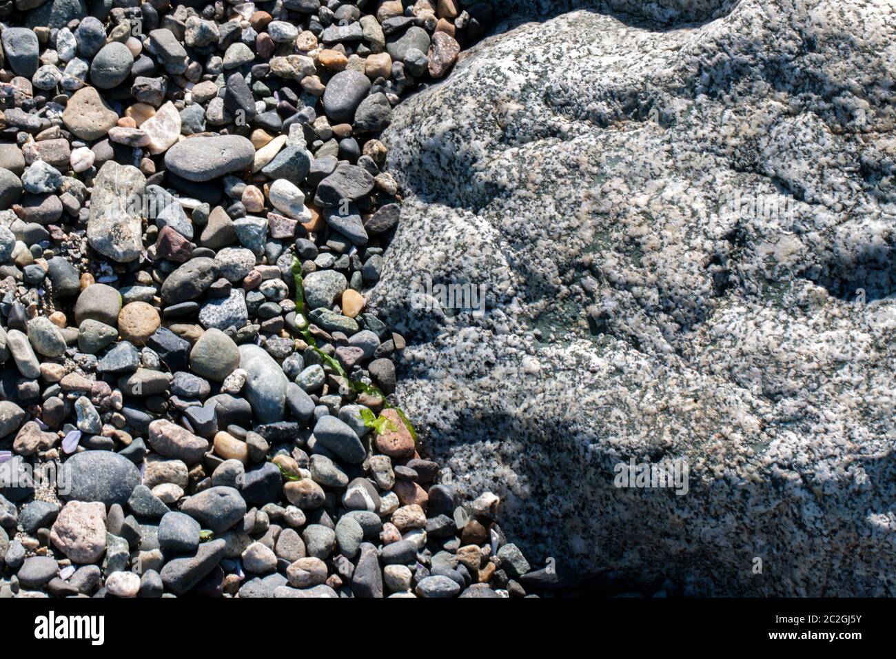 Rock fotografato in modo che assomigli al profilo del viso. Foto Stock