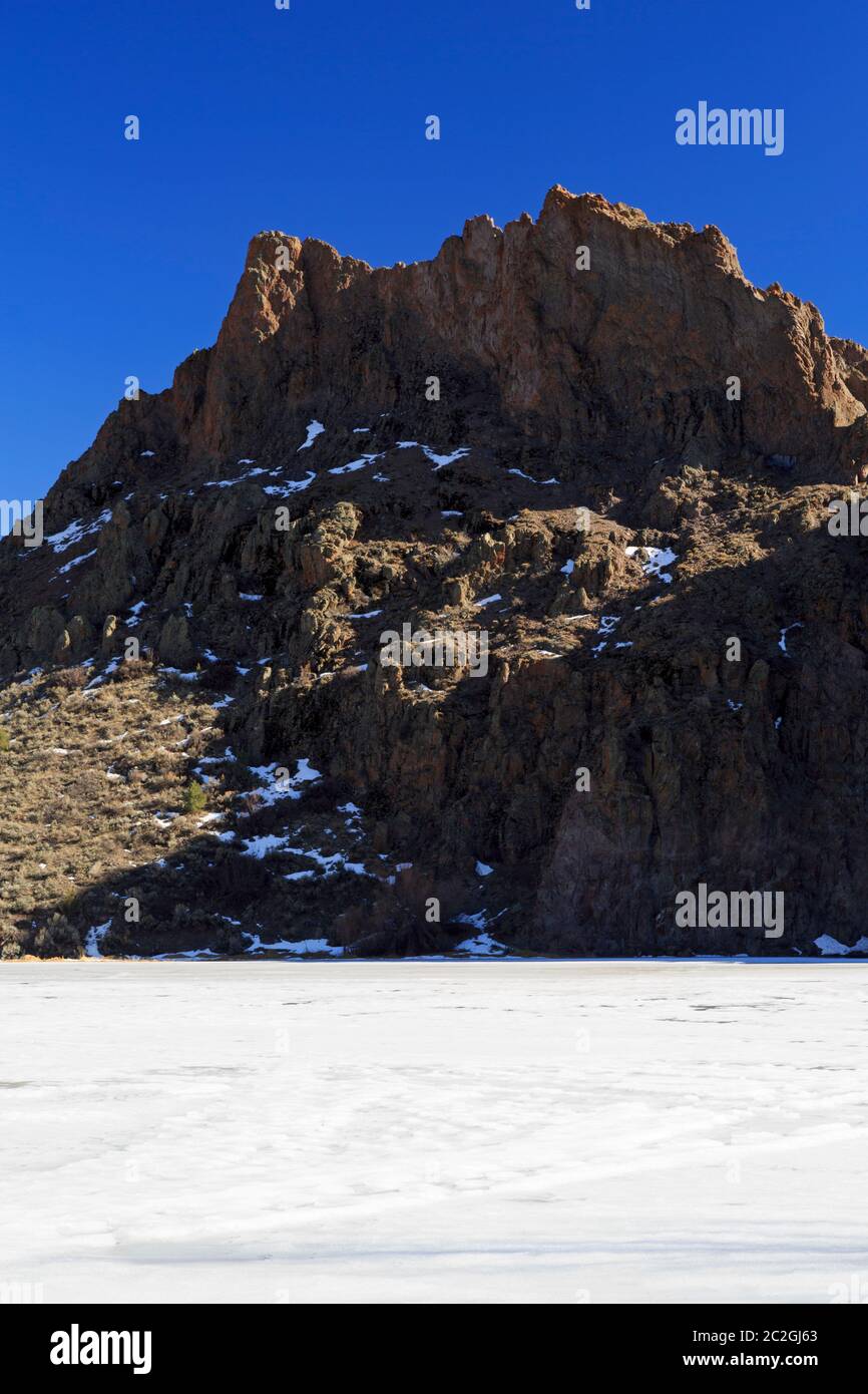 Eagle Valley serbatoio, Spring Valley State Park, Pioche, Nevada, STATI UNITI D'AMERICA Foto Stock