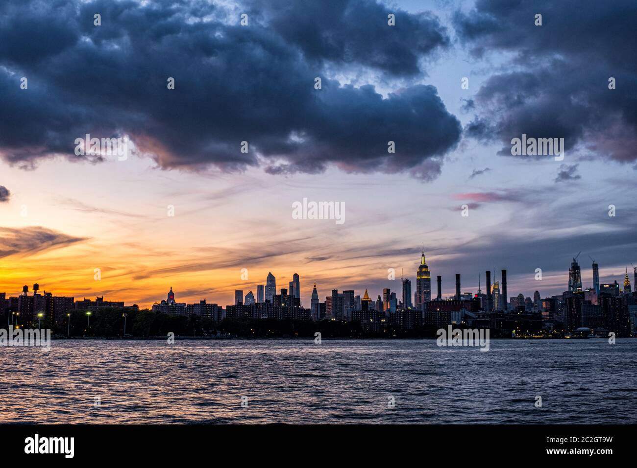 Domino Park a Williamsburg Brooklyn, vecchia fabbrica di zucchero Foto Stock