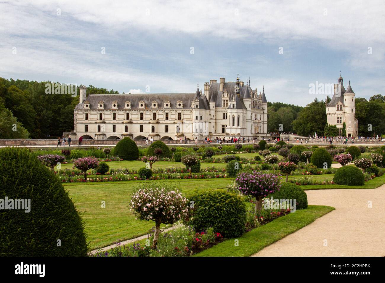 Bellissimo castello di Chenonceau, Francia Foto Stock