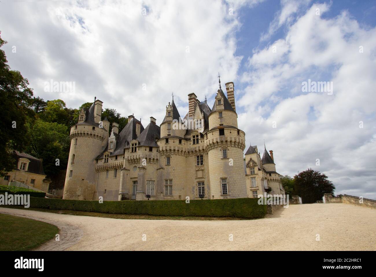Dormire bellezza Castello, Ussé, Francia Foto Stock