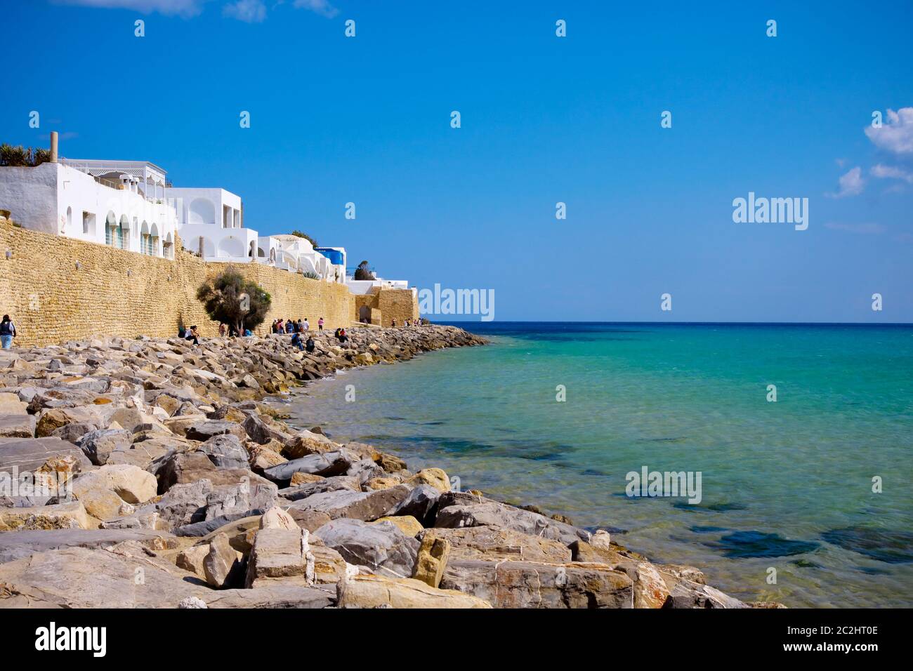 città di hammamet in tunisia Foto Stock