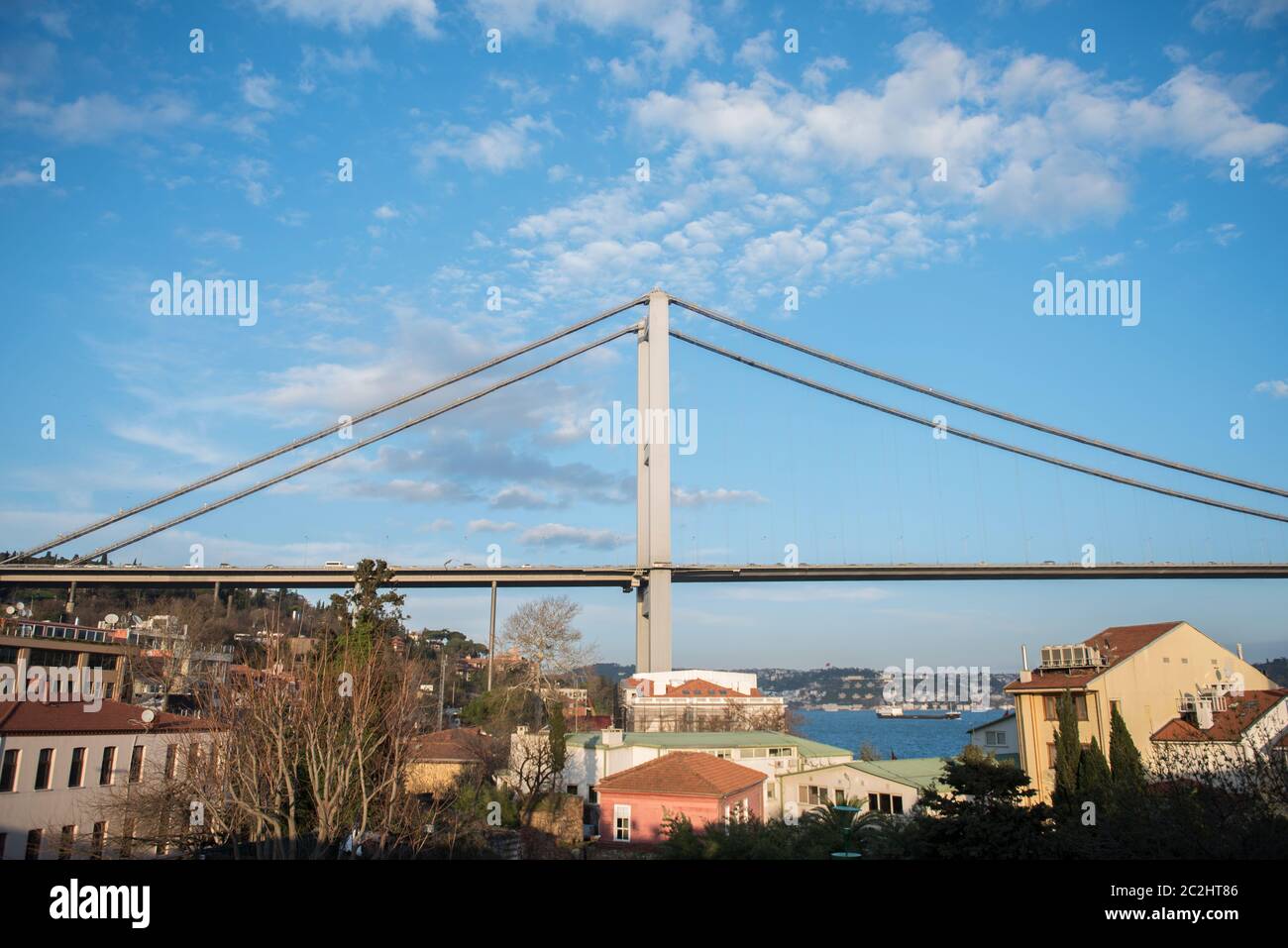 Ponte sul bosforo di Istanbul. Ortakoy, Istanbul, Turchia. Foto Stock