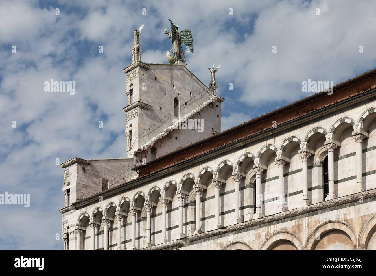 San Michele in Foro - Lucca - Italien Foto Stock